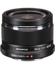 Обектив Olympus - M.Zuiko Digital, 25 mm, f/1.8, Black -1