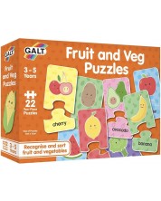 Образователен пъзел Galt - Плодове и зеленчуци -1