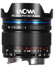 Обектив Laowa - FF II, 14mm, f/4.0 C&D-Dreamer, за Canon R