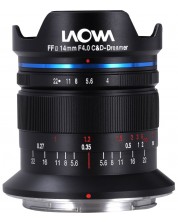 Обектив Laowa - FF II, 14mm, f/4.0 C&D-Dreamer, за Nikon Z