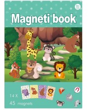 Образователна книжка с магнити Raya Toys - Светът на животните
