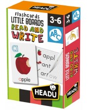 Образователни флаш карти Headu Montessori - Четене и писане -1