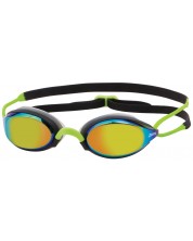 Очила за плуване Zoggs - Fusion Air Titanium, черни/зелени