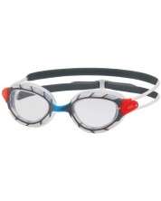 Очила за плуване Zoggs - Predator, сиви/бели -1