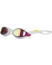 Очила за състезания и фитнес плуване Finis - Circuit 2, Red-yellow mirror