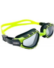 Очила за плуване HERO - Fit Senior, зелени/черни -1