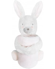 Одеяло с играчка KikkaBoo - Rabbits in Love