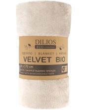 Одеяло Dilios - Velvet Bio, 130 x 170 cm, таупе -1