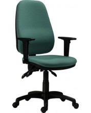 Офис стол Antares - 1540 ASYN + BR16 D6, тъмнозелен -1