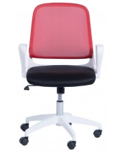 Офис стол Carmen - 7033, червен/черен -1