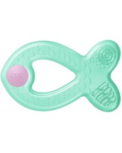 Охлаждаща чесалка за зъби Nuk - Рибка, зеленo и розово -1