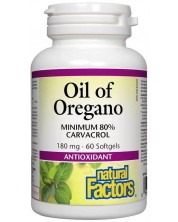 Oil of Oregano, 180 mg, 60 капсули, Natural Factors