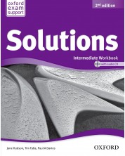Solutions Intermediate Workbook and Audio CD Pack (2nd Revised Edition) / Английски език - ниво B1: Учебна тетрадка и CD аудио -1