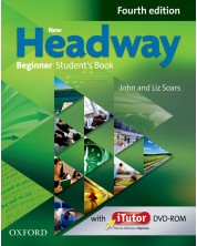 New Headway 4E Beginner Student's Book Pack & iTutor DVD-ROM / Английски език - ниво Beginner: Учебник + DVD -1
