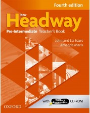 New Headway 4E Pre-Intermediate Teacher's Book + CD / Английски език - ниво Pre-Intermediate: Книга за учителя + CD -1
