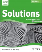 Тетрадка по английски език Solutions 2E Elementary WB & CD Pack