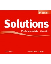 Solutions Pre-Intermediate Class CD (2nd Edition) / Английски език - ниво A2: 3 CD аудио -1