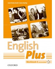 English Plus Level 4 Workbook with MultiROM / Английски език - ниво 4: Учебна тетрадка с диск -1
