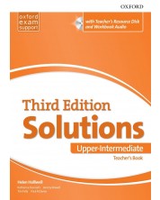 Solutions Upper-Intermediate Teacher's Book and Resource Disk Pack (3rd Revised Edition) / Английски език - ниво B2: Книга за учителя с материали -1