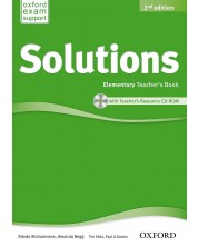 Solutions Elementary Teacher's Book & CD-ROM Pack (2nd Edition) / Английски език - ниво A1: Книга за учителя и CD-ROM -1
