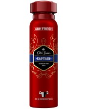 Old Spice Captain Спрей дезодорант, 150 ml