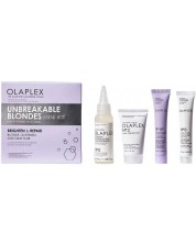 Olaplex Комплект за изрусена коса Unbreakable Blondes, 4 части -1