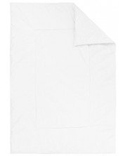 Олекотена завивка KikkaBoo - Бяла, ранфорс, 95 х 135 cm -1