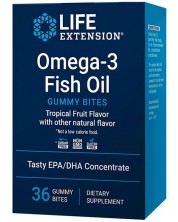 Omega-3 Fish Oil Gummy Bites, 36 желирани таблетки, Life Extension -1