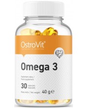 Omega 3, 1000 mg, 30 капсули, OstroVit -1