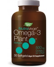 Omega-3 Plant, 30 капсули, Nature’s Way
