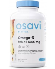 Omega-3 Fish Oil, 1000 mg, 180 гел капсули, Osavi -1