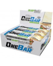 OneBar Протеинови барове, бял шоколад и кокос, 12 броя, Everbuild