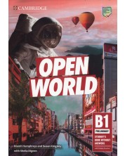 Open World Level B1 Preliminary Student’s Book without Answers with Online Practice / Английски език - ниво B1: Учебник с онлайн упражнения -1