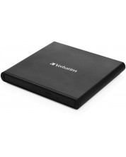Оптично устройство Verbatim - External Slimline Mobile DVD ReWriter, USB 2.0