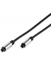 Оптичен кабел Vivanco - Toslink/Toslink, 3 m, черен