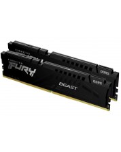 Оперативна памет Kingston - 16GB, DDR5, 4800MHz, FURY Beast Black -1