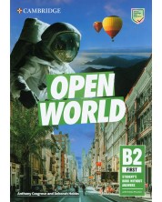 Open World Level B2 First Student’s Book without Answers with Online Practice / Английски език - ниво B2: Учебник с онлайн упражнения -1