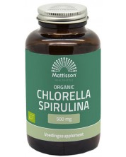 Organic Chlorella Spirulina, 240 таблетки, Mattisson Healthstyle -1