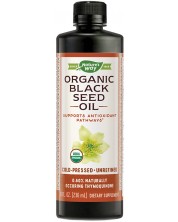 Organic Black Seed Oil, 236 ml, Nature's Way -1