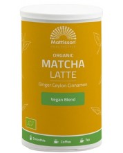 Organic Matcha Latte, 140 g, Mattisson Healthstyle -1