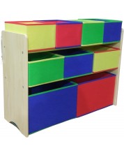 Органайзер-етажерка за играчки и книжки Ginger Home - Colors, 3 нива -1