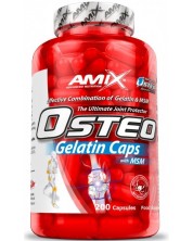 Osteo Gelatin with MSM, 200 капсули, Amix -1