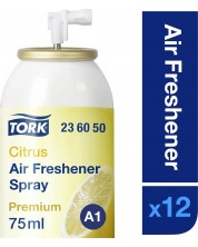 Освежител за въздух Tork - Citrus Air Spray, A1, 12 х 75 ml -1