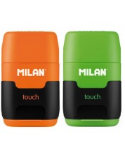 Острилка + гума Milan - Touch Duo, асортимент -1