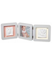 Рамка за снимка и 2 отпечатъка Baby Art - My Baby Touch, Пастелна