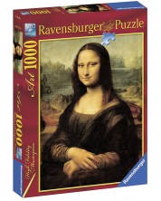 Пъзел Ravensburger от 1000 части - Мона Лиза, Леонардо да Винчи -1