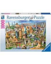 Пъзел Ravensburger от 1000 части - Световни забележителности -1