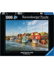 Пъзел Ravensburger от 1000 части - Романтичното пристанище на Аренсхоп -1