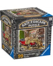 Пъзел-загадка Ravensburger от 99 части - В гаража