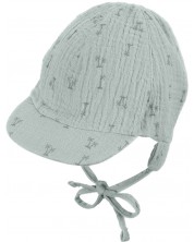 Памучна лятна шапка с UV 50+ защита Sterntaler - С палми, 49 cm, 12-18 месеца -1